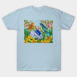 Easter Watercolor Illustration T-Shirt